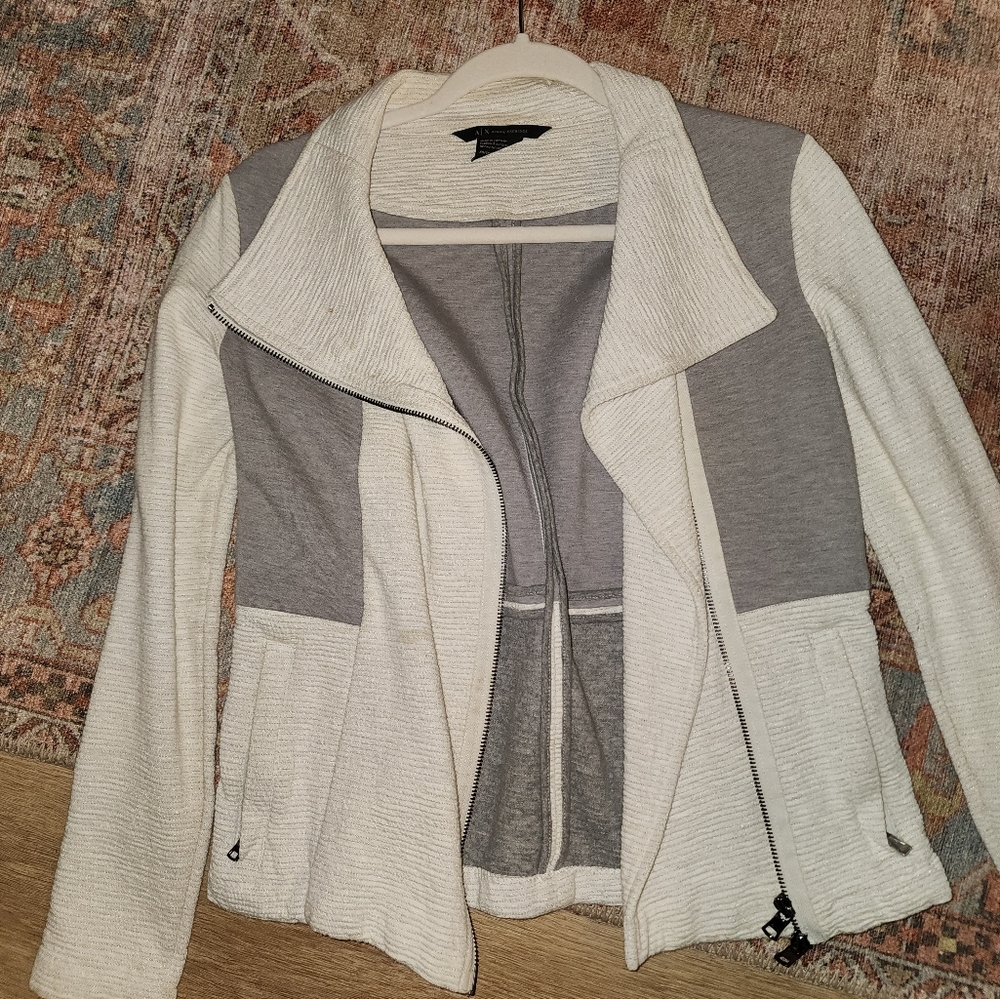 Armani exchange moto jacket